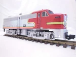 Art 22010 Aristocraft Santa Fe FA-1 Alco Loco Road 74L G Scale. Fixed Price $184.95.