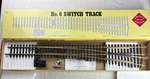 Aristo-craft 30330 No. 6 Brass Right Manual Switch Nos. Fixed Price $225.00.