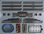 Marklin 8194 Z Scale T3 Extension Set W/ Electric Turnouts. Fixed Price $269.69.
