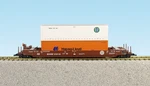 Usa Trains R17111 Bnsf Circle Logo Intermodal Car W/CONTAINER#2. Fixed Price $299.95.