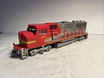 Ho Scale Athearn Santa Fe GP60M #117 Dc Tested No Box. Fixed Price $54.99.