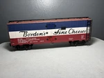 G Scale Bordens Cheese Reefer Car 46209. Fixed Price $72.00.