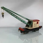 Lionel Standard Gauge 1926-1940 219 Crane Rare Ivory Red Roof Green Boom Vg Cond. Fixed Price $296.10.
