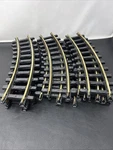 New Bright Holiday Express Train Lot Of 12 Tracks 380 Curved 473T-N05 Brass. Fixed Price $82.78.