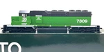 Ho Kato 37-01K Emd SD40 Burlington Northern (white Cab) Bn # 7309. Fixed Price $159.99.