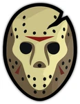 Jason Voorhees Cracked Mask 3M Sticker Friday The 13TH Halloween Usa Scary. Fixed Price $69.29.