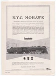 Tenshodo N.y.c. Mohawk Model Train Ad 1958 Locomotive. Fixed Price $11.72.