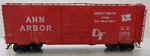 Ann Arbor -direct Route 40' PS-1 Single Door Boxcar Ho-scale- Intermountain. Fixed Price $38.99.