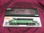 Kato Ho Locomotive Emd SD40 37-014 Burlington Northern 6338. Fixed Price $90.00.