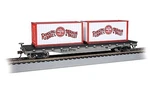 Bachmann Ringling Bros. Flat Car With Containers #80701 - Ho Scale Model Train. Fixed Price $45.89.