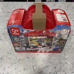 Hape Portable Train Station Wooden Railway Playset 40 Pieces 3-8 Years. Fixed Price $50.00.