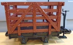 1993 Vintage Scale Lgb Lehmann 2 Axle 6" Flat Car With Tall Sides Near Mint. Fixed Price $39.99.