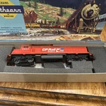 Athearn No. 4616 Ho Powered Cp Rail Flags GP38-2 Diesel Cab# 7311. Fixed Price $59.99.