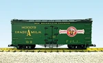 Usa Trains R16017A Hoods Milk U.s. Refrigerator Cars (green/black) #208. Fixed Price $67.95.