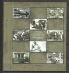 Norway 1999 Nk 1366-73 Millennium Every Day Life Ms Mnh. Fixed Price $6.00.