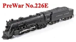 Lionel Prewar NO.226E & 2226W Diecast Tender /8/ 1938-41. Fixed Price $400.95.