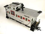 Aristocraft Burlington Route Scale Caboose With Cupola. Fixed Price $120.00.