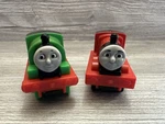 Lot Of Thomas The Train (james & Percy) Toy Figures J39A 2015 Mattel Cars!. Fixed Price $15.81.