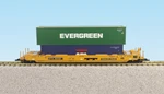 Usa Trains Intermodal Flat Car With Containers - R17143 Trailer Tt #3. Fixed Price $239.95.