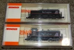 Arnold Rivarossi Scale Burlington Emd SW1500 Locomotive Cow & Calf 5119+5121. Fixed Price $120.00.