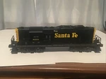 Vintage Lionel 6-8255 Santa Fe GP-9 Diesel Engine. Fixed Price $150.00.