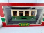Lgb Passenger Coach 3008 Green European 2ND Class Scale Vintage. Fixed Price $55.99.
