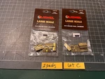 Lionel Large Scale Train (2 Packs Of 6 Each) Brass Rail Track Joiners 8-82102. Fixed Price $17.95.