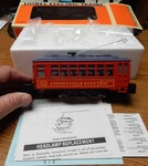 6-18419 Lionelville Electric Trolley Looks Used In Box Scale Lqqk. Fixed Price $70.00.