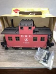 Aristo-craft G Scale Red B&o C2209 Baltimore Ohio Bober Caboose #42209 Unused. Fixed Price $39.99.