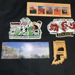 Refrigerator Magnets From Around The Usa Vermont,utah, Maine, Indiana, Dc. Fixed Price $19.69.