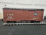Used Lgb 45670 Scale Colorado & Southern Boxcar #4567 Ln/box. Fixed Price $35.00.