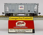 Atlas Ga 1:87 Sc #31048 Nahx Kerr-mcgee PS-2 2-BAY Covered Hopper 1840-2 Nib. Fixed Price $25.00.