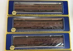 Lot Of Ahm Ho 1920/30 Prr Smooth Side Observation, Baggage & Sleeper Cars. Fixed Price $36.00.