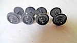 Plastic G Scale Wheel Set Of 4 -3"WIDE Excellent Condition. Fixed Price $8.09.