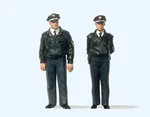 Preiser 63101 Gauge - Scale 1:32 Police Officers Standing. Blue Uniform. Brd. Fixed Price $29.99.