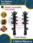 Premium Oe Front Struts For 2012-2015 Kia Optima Usa Built Lifetime Warranty. Fixed Price $238.92.