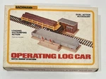 Bachmann Operating Log Car With Dump Station Ponderosa Lumber Ho 1:87 Scale. Fixed Price $19.90.