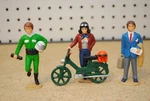 Lgb 5148 Travelers With Moped Figures *g-scale*. Fixed Price $19.99.