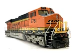 New Athearn Genesis Bnsf ES44AC #5761 Soundtraxx Tsunami Box Labeled 5767 G69715. Fixed Price $279.99.