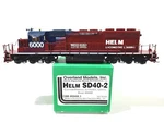 Overland Omi Helm Emd SD40-2 Locomotive Leasing #6000 Ho Brass Model #6668.1 Dcc. Fixed Price $1799.95.