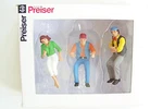 Preiser 1:25 Scale 57001-2 Seated Driver Trucker Figures W/hitch Hiker. Fixed Price $35.95.