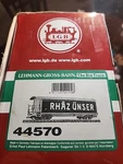 Lgb 44570 Lockable Sliding Wall Freight Wagon - Rhb Rhazunser / Passugger. Fixed Price $399.95.