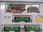 Marklin 50 Jahre Locomotive & Tender With 3 Passenger Cars Rail Ho Scale. Fixed Price $150.00.