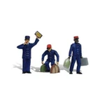 Woodland Scenics A2558 G-scale All Aboard, Conductor & Porters W/ Luggage. Fixed Price $28.10.