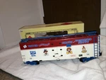 Rare Aristocraft Art- 46226 Yellow Box White Circus Car # 110 Ex/ln. Fixed Price $50.00.