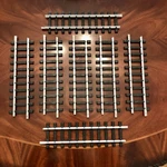 Aristo Craft 12" Straight Aluminum Track (7) With Joiners Ex. Fixed Price $75.00.