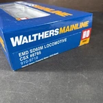 Walthers Mainline Ho Scale Emd SD60M Locomotive Csx #8785 910-9718 New. Fixed Price $169.95.