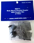 Usa Trains R2011 G Body Mount Knuckle W/coupler Box (1 Pair). Fixed Price $11.95.
