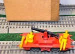 Marx 2002 Hand Car Red Original Box. Fixed Price $50.00.