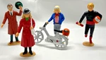 Lgb Standing Passengers Figures 5048 Girl Motorcycle Tourists Rider. Fixed Price $49.00.